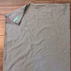 Lululemon Athletica Brown and Green Striped Towel